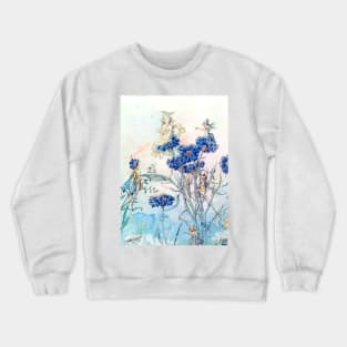 Cornflower Flower Fairies - Harold Gaze Crewneck Sweatshirt